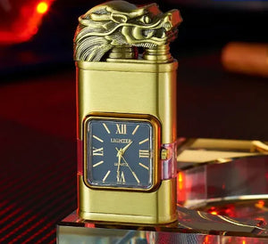 TorchTime Windproof Lighter With Vintage Watch