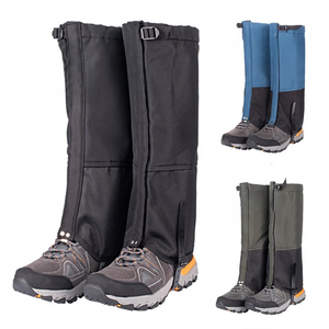WeatherTrek Pro plain black gaiters with blue and green options