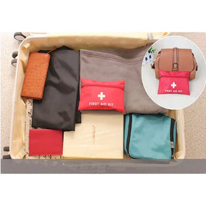 Trunk First Aid Kit – 50-Piece Red Zip Pouch