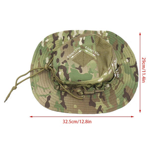 Camo boonie hat size: 32.5 cm (12.8 in) brim across