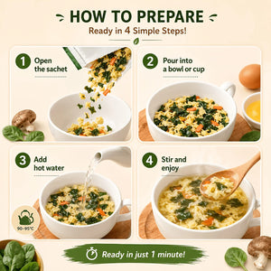 Freeze-Dried Soup Packs – 13 Flavors