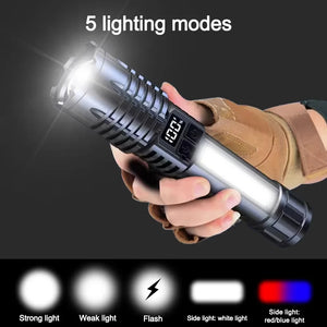 Mini Rechargeable Zoom Flashlight, USB-C – Pick a Style