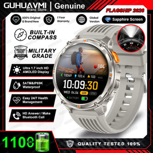 Outdoor Smart Watch with Compass & LED Light – TrailCore