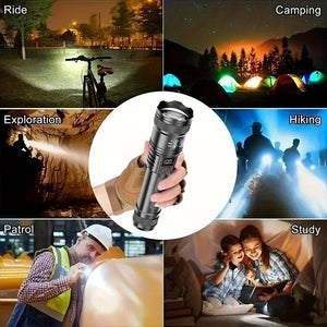 Mini Rechargeable Zoom Flashlight, USB-C – Pick a Style