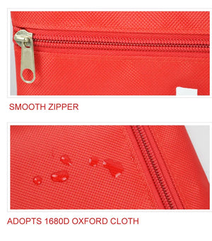 Trunk First Aid Kit – 50-Piece Red Zip Pouch