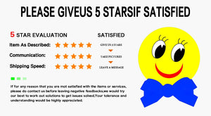 Rating request card from the travel fishing rod listing