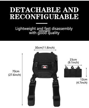 Artex vest shoulder harness 70 x 30 cm and pouch 23 x 12 cm