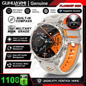 Outdoor Smart Watch with Compass & LED Light – TrailCore