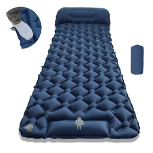 Camping Sleeping Pad with Pillow & Foot Pump, 1 or 2 Person – CampCloud