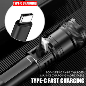Mini Rechargeable Zoom Flashlight, USB-C – Pick a Style