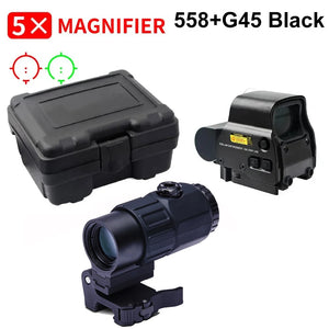 SwiftSight kit, 5x magnifier, black, with hard case