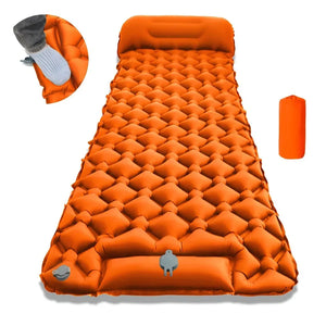 Camping Sleeping Pad with Pillow & Foot Pump, 1 or 2 Person – CampCloud