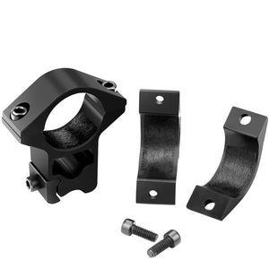 SteadyRing ring with both cap halves and screws laid out