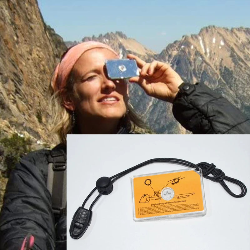 Outdoor Survival Reflective Signal Mirror