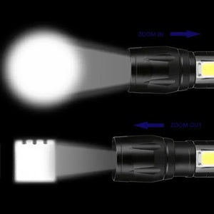 Mini Rechargeable Zoom Flashlight, USB-C – Pick a Style