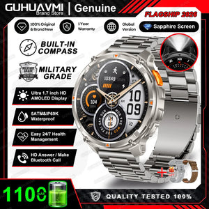 Outdoor Smart Watch with Compass & LED Light – TrailCore