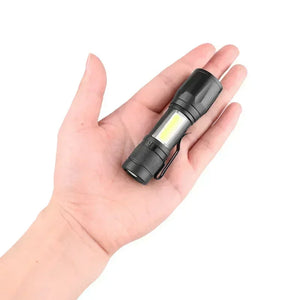 Mini Rechargeable Zoom Flashlight, USB-C – Pick a Style