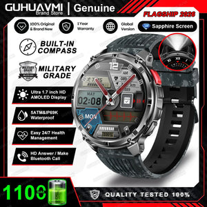 Outdoor Smart Watch with Compass & LED Light – TrailCore