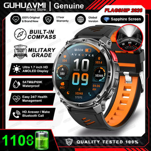 Outdoor Smart Watch with Compass & LED Light – TrailCore
