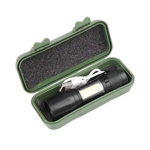 Mini Rechargeable Zoom Flashlight, USB-C – Pick a Style