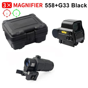 SwiftSight kit, 3x magnifier, black, with hard case