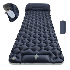 Camping Sleeping Pad with Pillow & Foot Pump, 1 or 2 Person – CampCloud