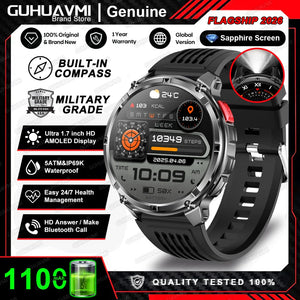 Outdoor Smart Watch with Compass & LED Light – TrailCore