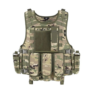 Camo CP TrailGuardian MOLLE vest, front view