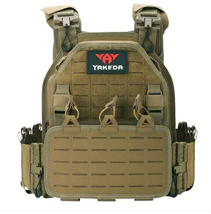 Khaki vest, front view, second copy of the same photo at a new crop