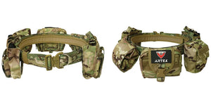 Camo Always Ready gear belt set shown from the back and the front